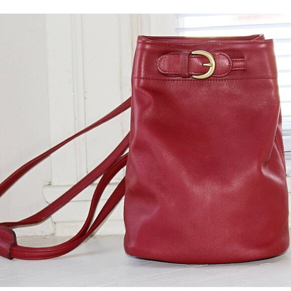 Coach Vintage - Cornelia Sling Backpack 4162 in Red - USA 1990s, EUC! - Picture 1 of 12